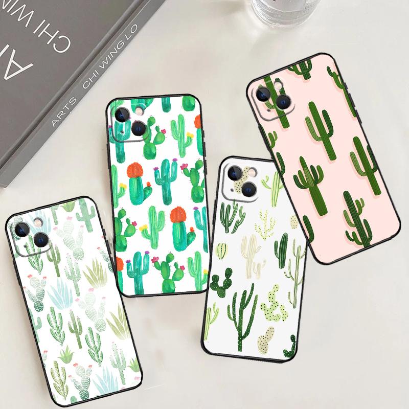 Plant Cactus Case For Oppo A5 Pro A6 A15 A16 A76 A96 A17 A57 A98 A58 A78 A18 A38 A54 A74 A94 A40 A60 A80