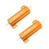 Chanzon 2pcs 50W Wirewound Aluminum Shell Resistor 1K Ohm 50W ±5% Tolerance 1KR Rohs Certified