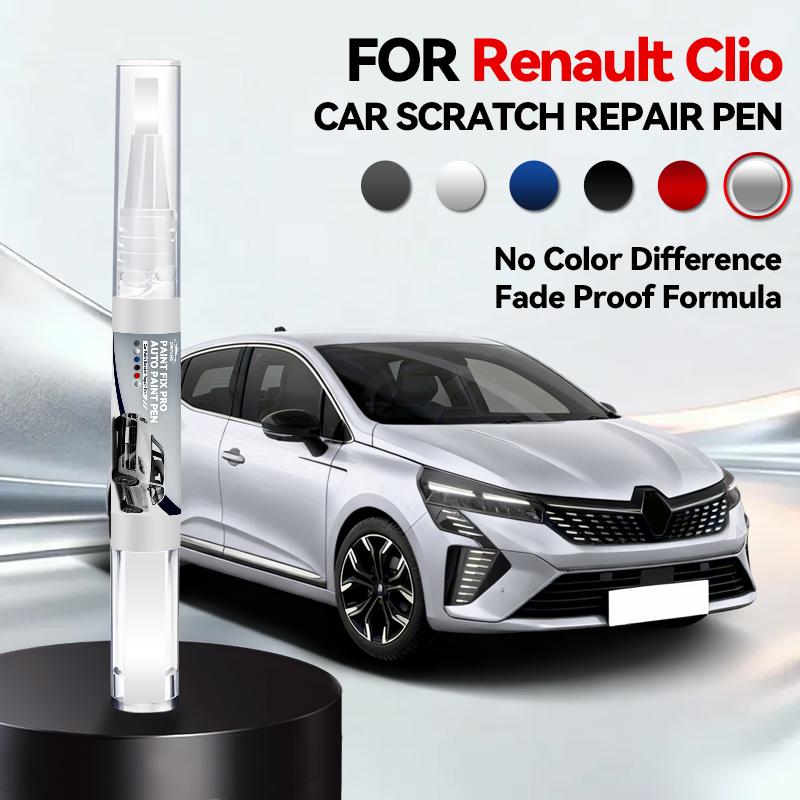 Ремонтный маркер для краски автомобиля для RENAULT CLIO 1990-2025 Ремонт царапин на краске Аксессуары Красный NNP Черный GNE Оранжевый Белый Синий RQH