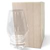 Straight Whiskey Tasting Glass, Rocks Glass, 210ml, Wooden Box (Tulip-Shaped Inner Mouth) - Product Photo Shoot