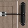 Automatic Door Closure Adjustable Strength Door Mechanism Smooth & Quiet Closing Metal Perfect for Home & Business Use