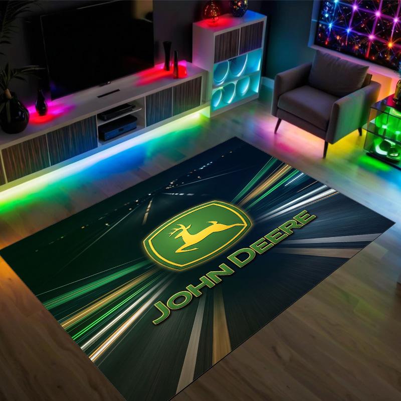 John Deere Дизайн Хрустальный Велюровый Ковер Уютный Не?Нескользящий ковер с принтом для спальни, гостиной, прихожей