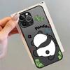 Милый Забавный Чехол с Пандой для iPhone 17 Pro Max 13 Mini XS XR 15 12 14 7 8 SE 11 Air 16 Plus Funda Задняя Крышка Телефона