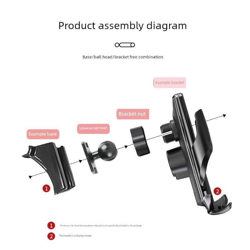 2020-2023 Geely Xingrui Dedicated Mobile Phone Car Holder with Magnetic Wireless Charging and Navigation Support for In-Car Use