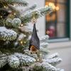 Рождественский ornament-летучая мышь, Подвесной ornament-летучая мышь для елки, Реалистичный Декор-летучая мышь Сила-Вниз, Жуткий Рождественский подвесной ornament, Летучие мыши-Ужасы