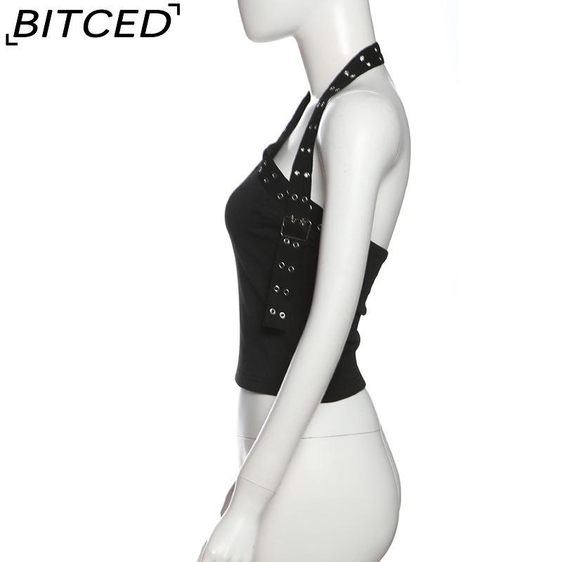 BITCED Летний модный дизайн: Модный комплект для женщин: облегающий топ без бретелей и стильные шорты