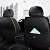Чехол на переднее сиденье автомобиля, Водонепроницаемая и износостойкая кожа, Защита сиденья автомобиля с полной покрытием, Подходит для большинства легковых автомобилей, минивэнов, внедорожников