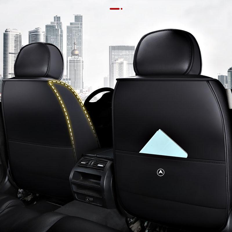 Чехол на переднее сиденье автомобиля, Водонепроницаемая и износостойкая кожа, Защита сиденья автомобиля с полной покрытием, Подходит для большинства легковых автомобилей, минивэнов, внедорожников