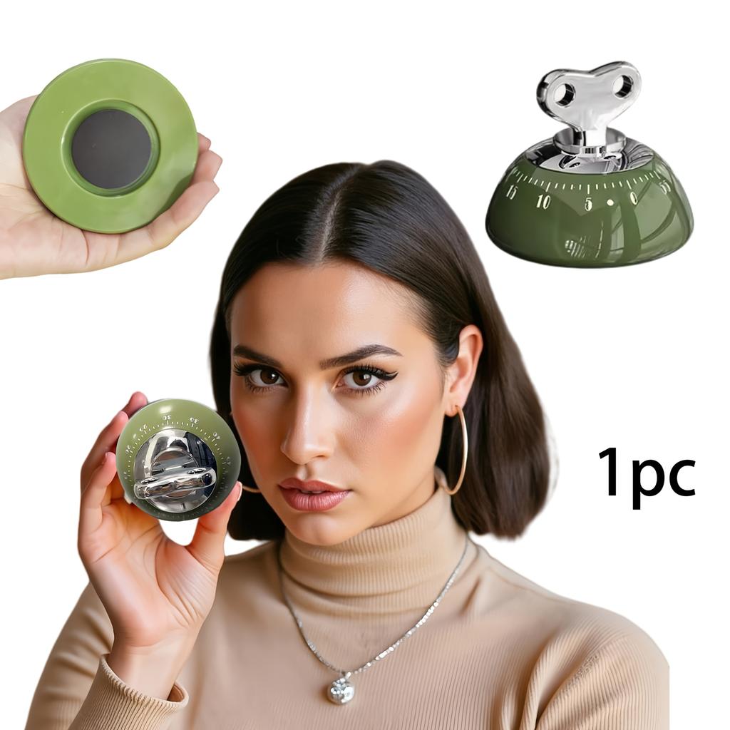 Timer with Magnetic Base,60minute Timer Setting and Alarm function.Suitable for Kitchen Cooking,studying,exercise,multifunctional Creative Alarm Clock