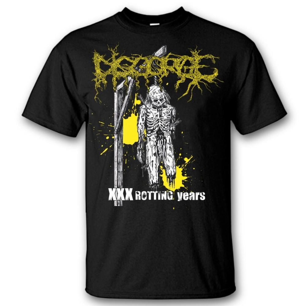 Rotting Year DISGORGE Футболка Группа Черная Унисекс S-2345XL 1K0006 Унисекс Футболка
