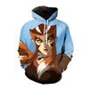 Толстовки с капюшоном в стиле аниме Thundercats, толстовка с 3D принтом для мужчин и женщин, модная толстовка большого размера, пуловер в стиле Харадзюку в стиле хип-хоп, детское пальто для мальчиков