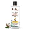 COCO CRUSH Холодного отжима кокосовое масло для волос и кожи | 100% чистое нерафинированное масло | Увлажняющее и питательное | Натуральный уход после ванны (200 мл)