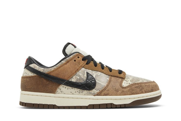 Мужские кроссовки Nike Dunk Low Premium CO.JP Коричневая змеиная кожа