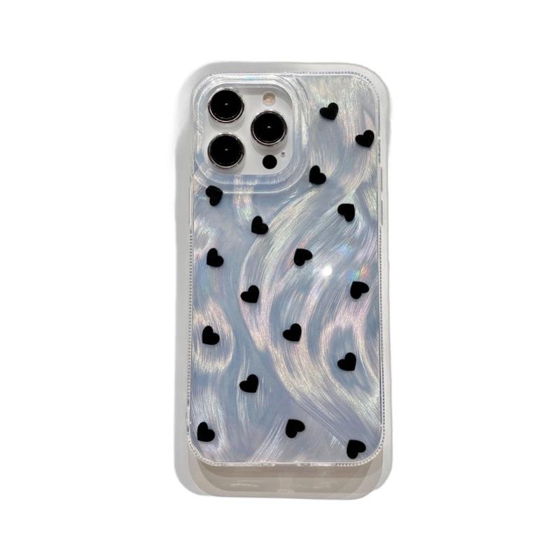 Перьевая пряжа Подходит для Apple 12 Весенне-летний защитный чехол 14 Цепочка X Полный экран Любовь 13 Жесткий Чехол для мобильного телефона Iphone15pro