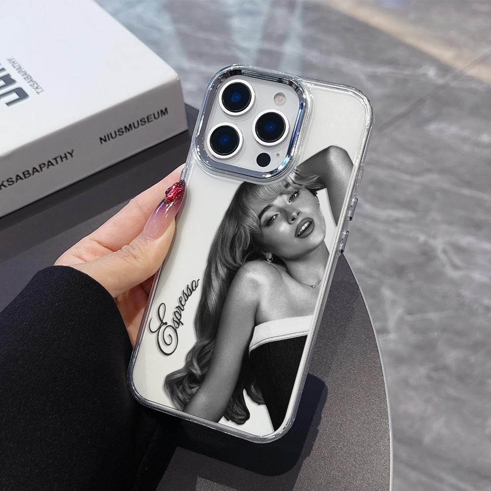 Чехол для телефона Singer S-Sabrina C-Carpenter для iPhone 17 Air 16 e 15 14 13 12 11 Pro Max Plus SE 2020 2022 Мягкая задняя крышка