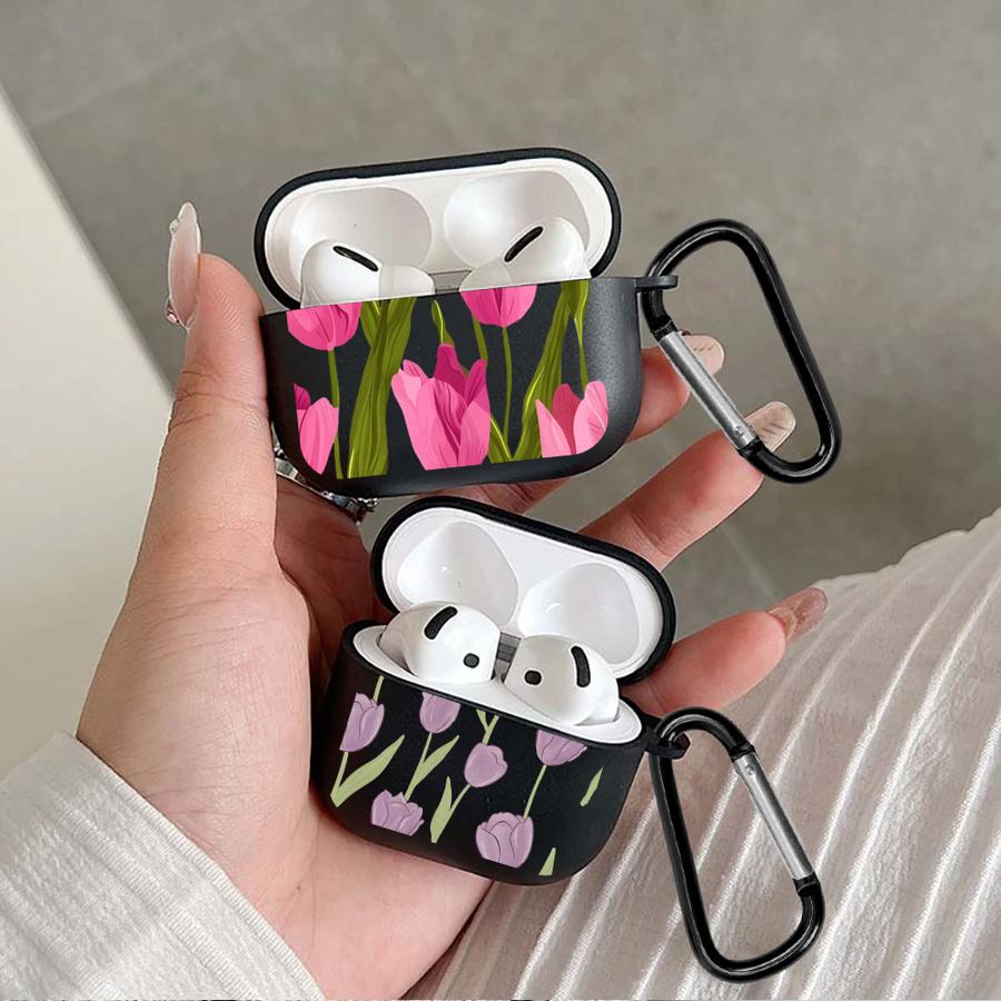 Чехол для Airpods 3 Pro2 1 4 Pro3 Pro 2 Чехлы для наушников Чехол Простой Цветок