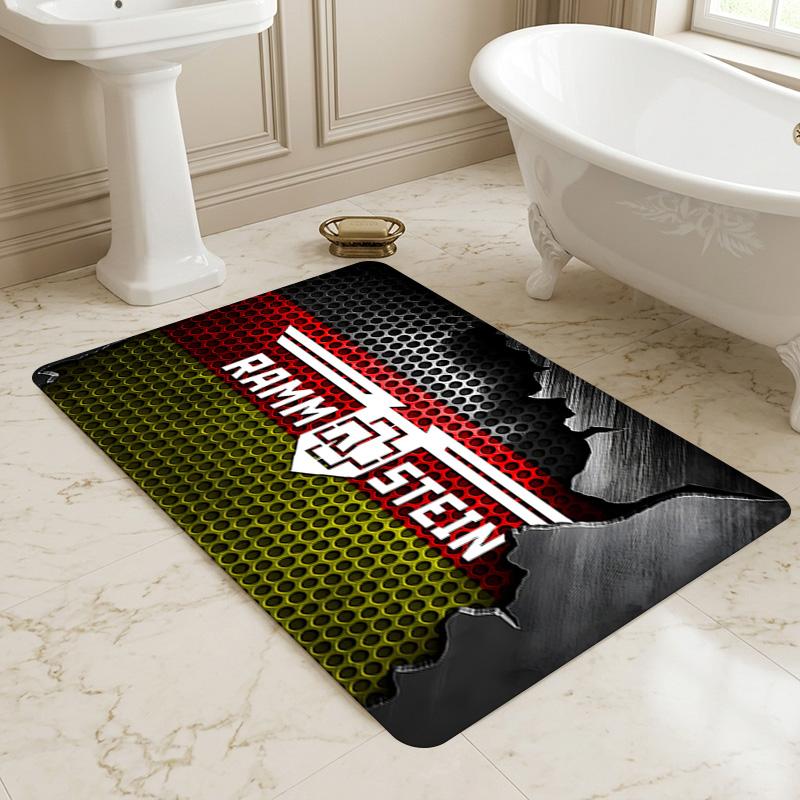 Rammstein Metal Living Room Nonslip Area Rug Soft Carpet For Bedroom Game Playroom Sofa Office Home Decor Doormat Christmas Gift C930753