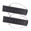 Комплект гибких солнечных панелей 100 Вт Монокристаллический кремний Солнечное оборудование для улицы для автодома, кемпинга