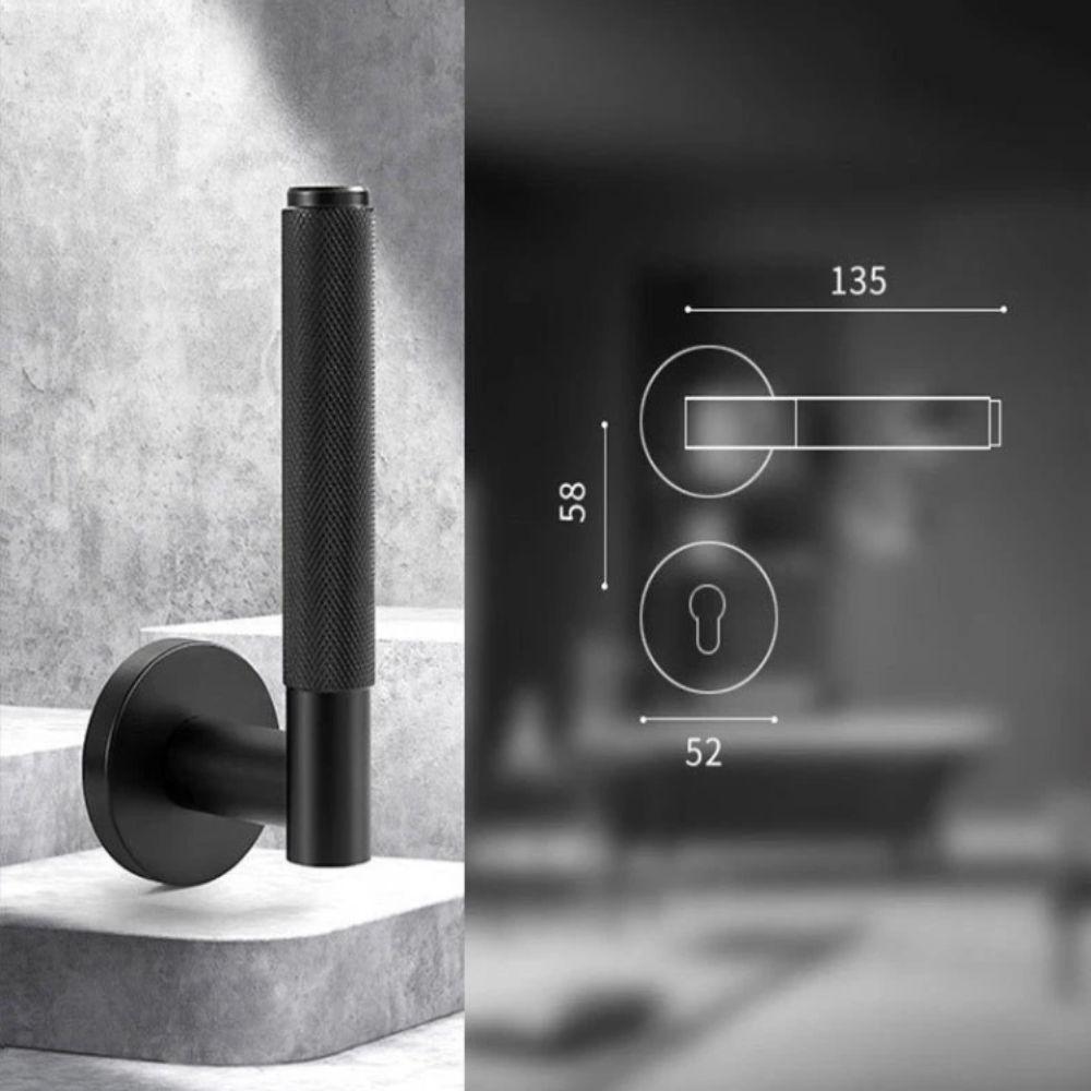 Изысканная дверная ручка, замок, элегантный межкомнатный дверной замок, бесшумный набор, дверная ручка, дверная фурнитура