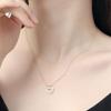 [Onoma] Onm 92.5 Silver Gold-Plated Unique Heart Necklace (16460734)