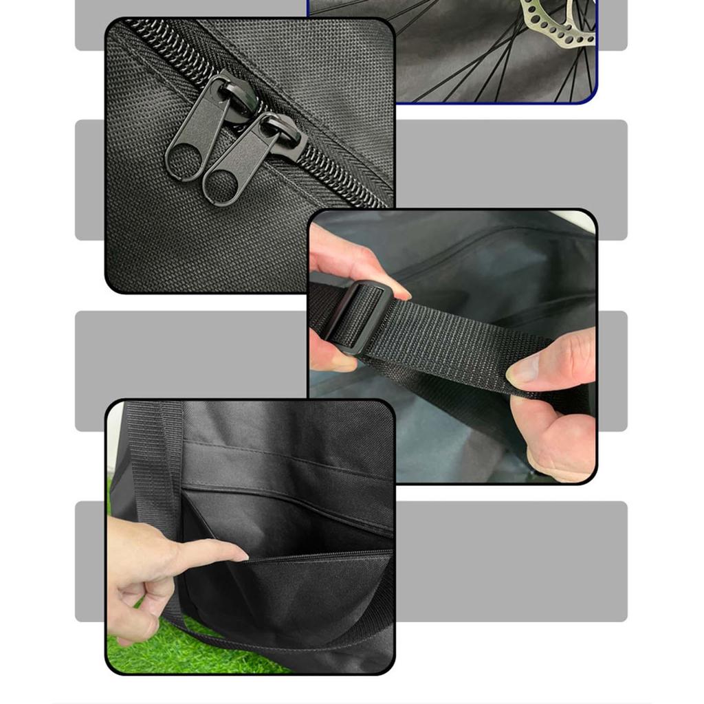 Foldable Bicycle Carry Bag, Folding Storage Professional Travel Bag