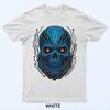 Cyber Skull Tech Circuit Graphic T-Shirt