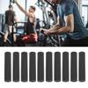 10pcs Rubber Handle Grip Covers Black Grip Tubes Portable Protective Case  Straight Handles