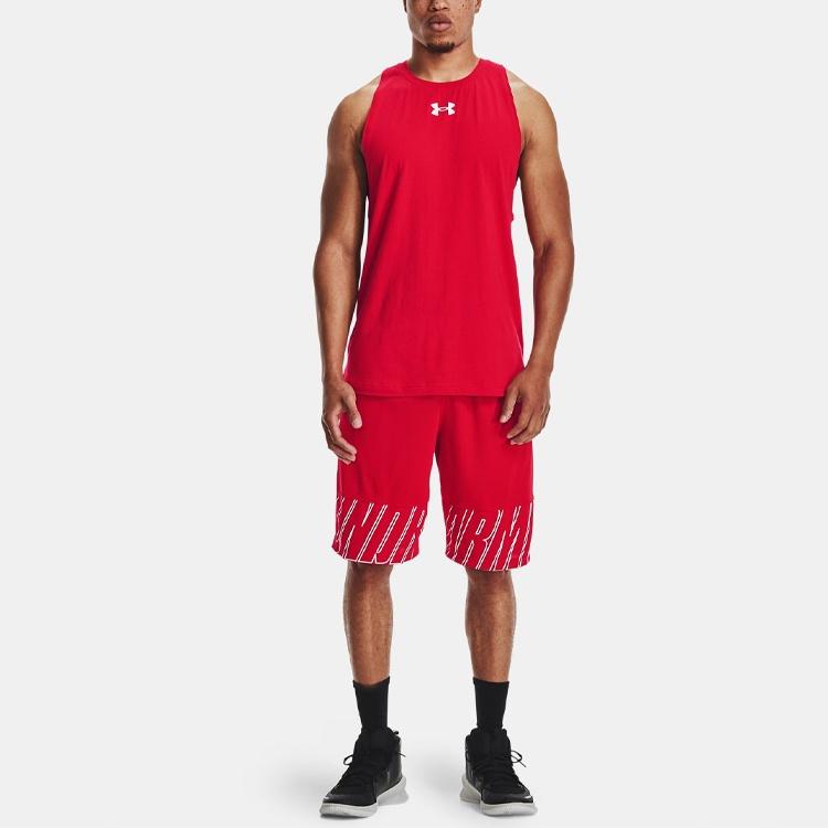 Under Armour Мужской топ Zone 'Красный Белый' 1361901-600