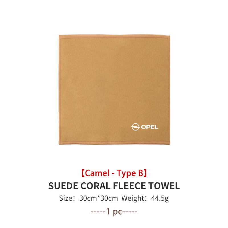 Car Wash Towel Microfiber Cleaning Absorbent Drying Cloth For Opel Astra G H J K F Corsa D Zafira B Insignia Mokka Regal
