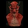 Halloween Mask, Horror Cosplay Mask, Monster Belial, Scary Masquerade Mask, Red Mask
