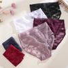 4 шт. женские кружевные трусики с высокой талией, сексуальное нижнее белье, прозрачные женские трусы, облегающие, больших размеров, брифы S-XXL