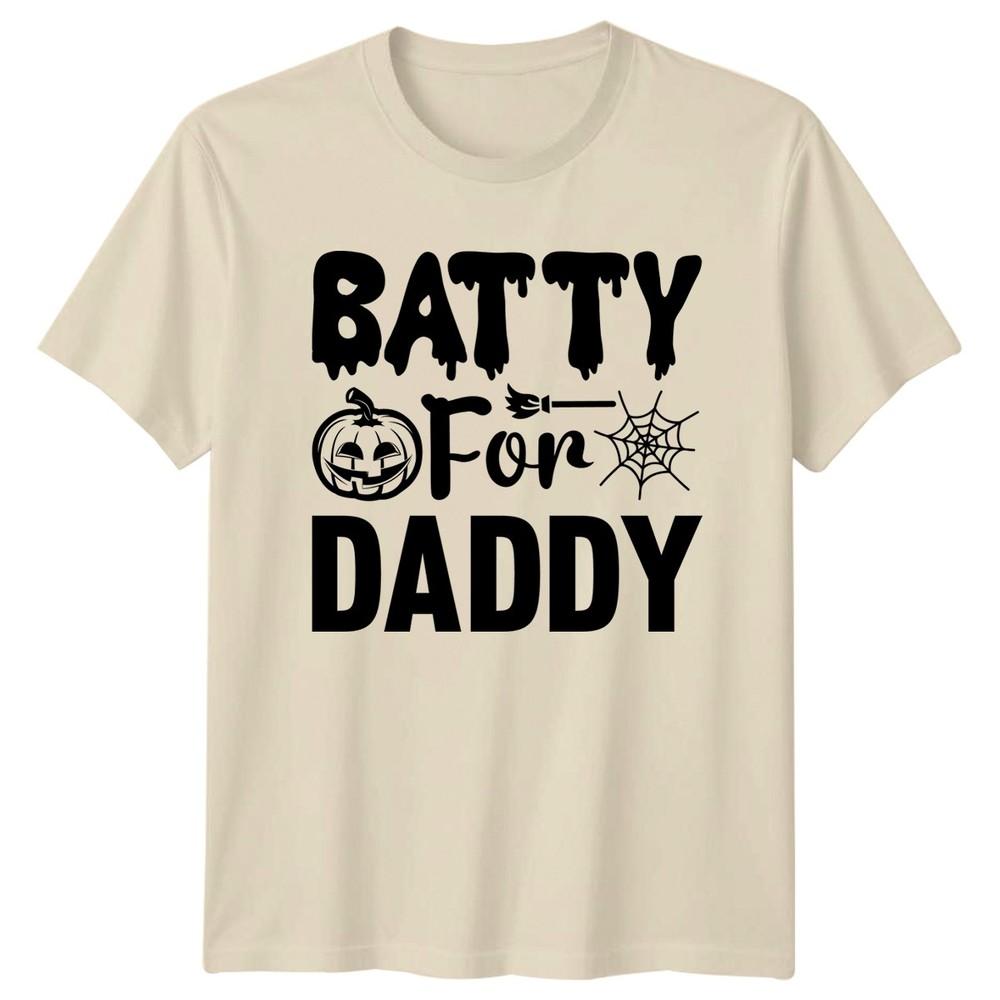 Batty For Daddy Unisexs TShirt Halloween Family