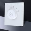 Elegant Wall Ceiling Fan Speed Regulator 5 Gear Adjustable Fan Speed Controller Switching 86 Type Enjoy Easily Operate