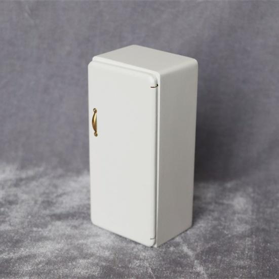 Kids Mini Simulation Fridge Refrigerator Scene Model 1/12 Dollhouse Decoration
