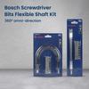 Bosch Professional Screwdriver Bit Flexible Shaft 11Pcs Kit 200mm 300mm Screwdriver Bits Flexible Shaft Kit 360°Omni-direction 11Pcs Kit