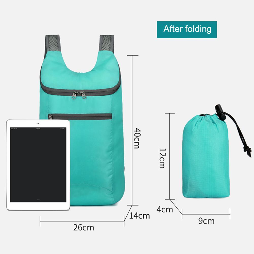 20L Lightweight Foldable Sports Backpack Outdoor Backpack Carry On Backpack for Outdoor Camping Picnic
