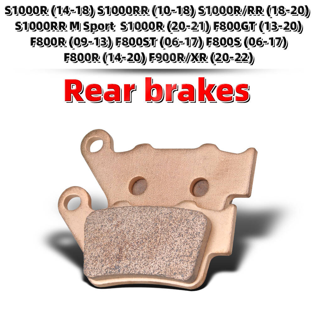 MRRANGT Motorcycle Metal Sintered Motorcycle Brake Pads Front Rear Set Fit for BMW S1000R RR XR F800R S ST GT F900XR R NineT