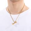 Mini Dumbbell Necklace Titanium Steel Dumbbell Sports Necklace  Fitness Prople