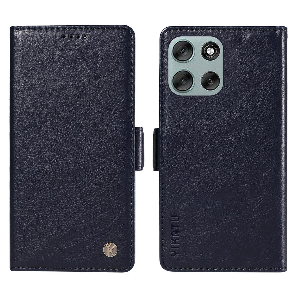 For Motorola Moto G56 5G Case YIKATU YK-007 Litchi Texture PU Leather Wallet Phone Cover