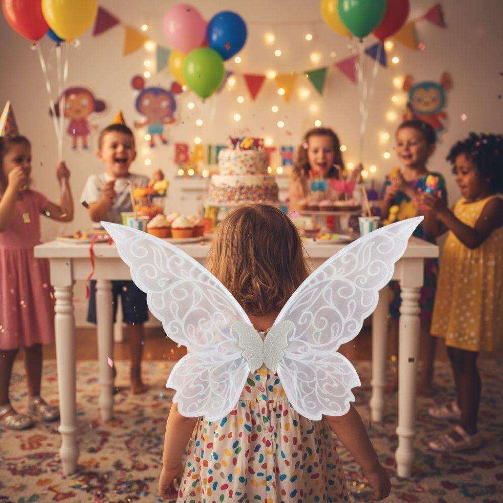 Colorful Butterfly Fairy Wings Sparkle Cosplay Wings Elf Wings Costume Halloween Party