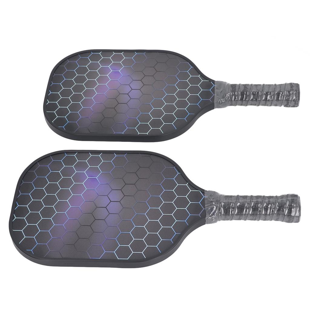 Набор из 2 ракеток для пиклбола, легкие ракетки из стекловолокна для пиклбола, с чехлом для переноски, для мужчин, женщин, начинающих, черная сумка