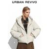 UR Women's 2025 Winter Hooded Loose Double-Zipper Down Jacket UYY150058
