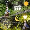 Seagull Or Pelican Garden Bird Statue with Solar Light Cute Sculpture Lamp Ocean Bird Art Ornament for Lawn Decor Women Mom Gift