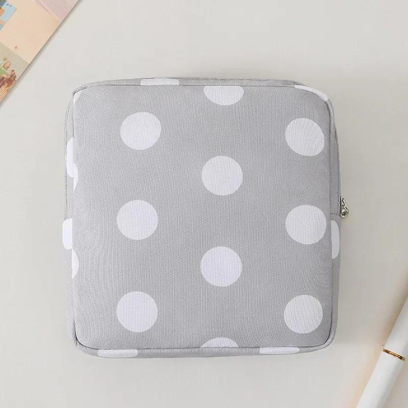 Женщины Девочки Kawaii Салфетка Гигиенические прокладки Сумка-органайзер Косметичка Сумки для тампонов Милые дорожные гаджеты Сумка для хранения помады