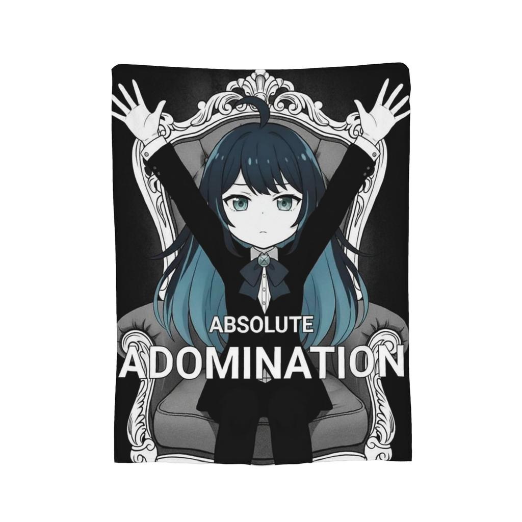 Ado Adomination Иллюстрация №4 Фланелевые пледы с принтом Многофункциональные Ультрамягкие пледы для дивана кровати Покрывала