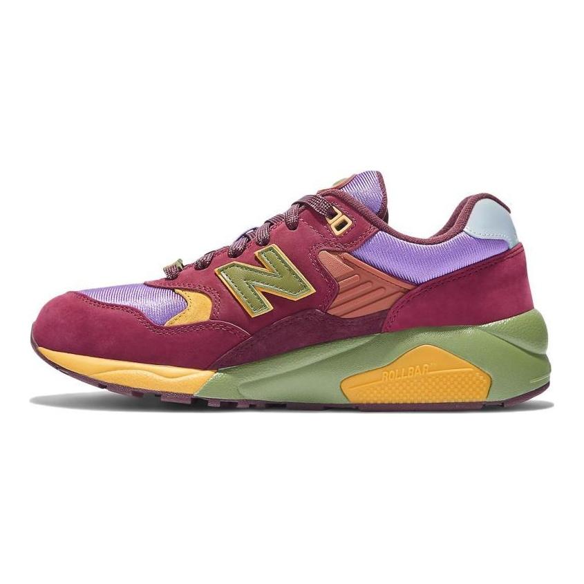 New Balance 580 Stray Rats Бордово-фиолетовые кроссовки MT580SR2
