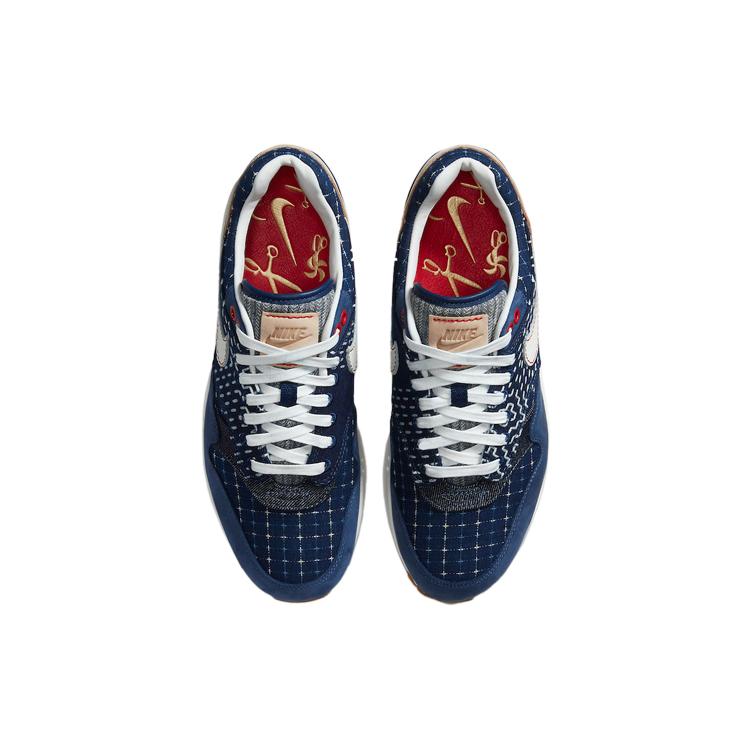 Nike Air Max 1 'Blue Void' (Unisex) Blue Void / Coastal Blue / Vachetta Tan / Sail Running Shoes CW7603 400