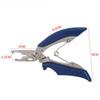 Stainless Steel Fishing Pliers Multi-functional Line Clippers Bent Mouth Fishing Pliers Control Fish Taking Hook Tool Blue Red Black Fishing Gear