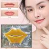 5PCS Gold Collagen Anti Aging Lip Mask Moisturizing Nourishing