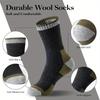 5 пар мужских флисовых утолщенных термомахровых носков, удлиненных больших размеров, женские носки средней длины